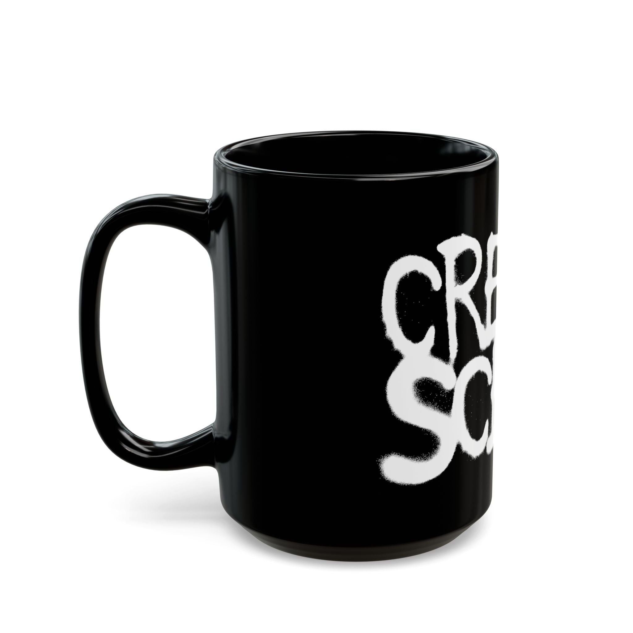 CreateScene Tag Black Ceramic Mug 11oz & 15oz