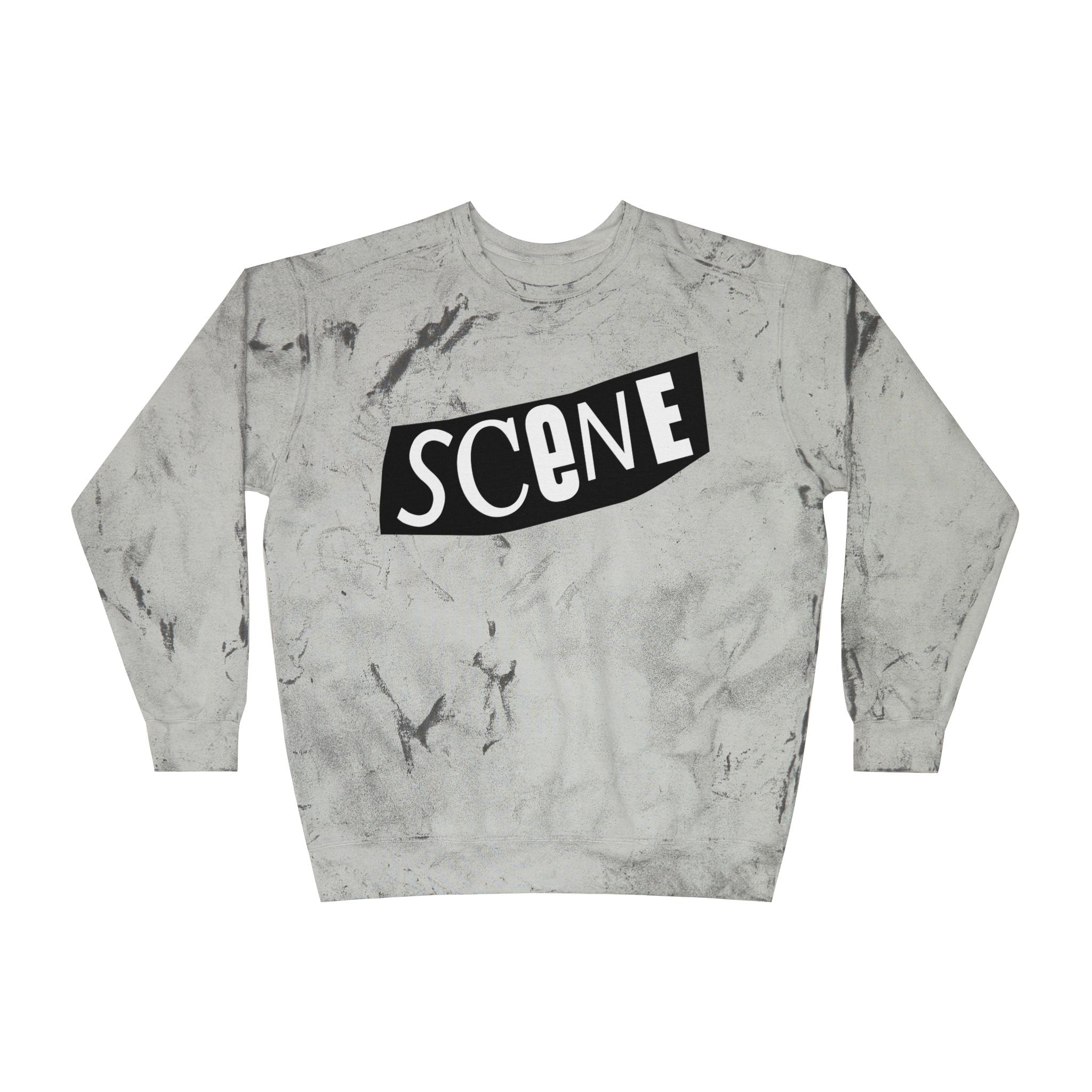 Punk Scene Tie-Dye Crewneck Sweatshirt