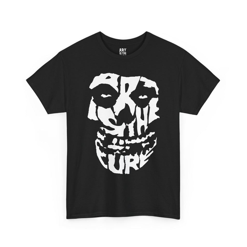 Art Is The Cure Misfits Front Print Unisex Heavy Cotton Tee