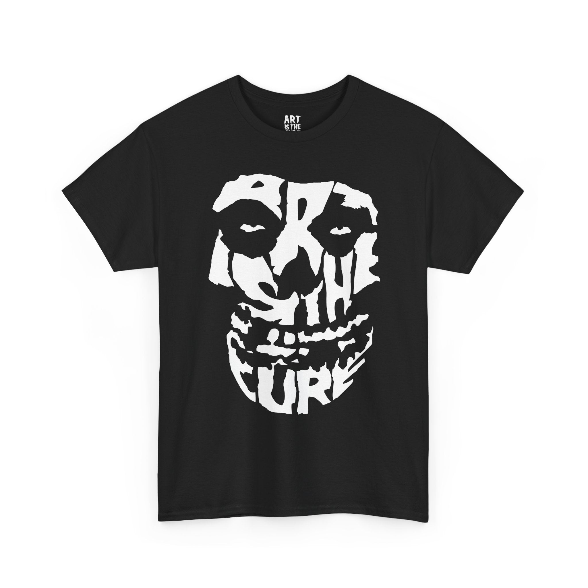 Art Is The Cure Misfits Front Print Unisex Heavy Cotton Tee