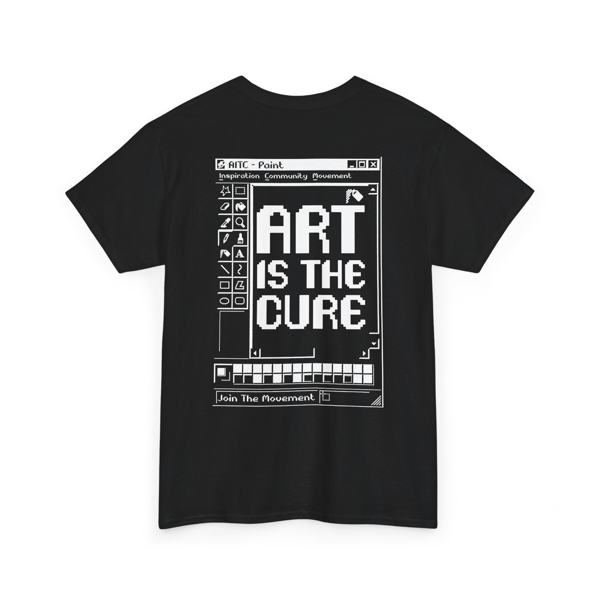 Art Is The Cure Paint Unisex Heavy Cotton Tee
