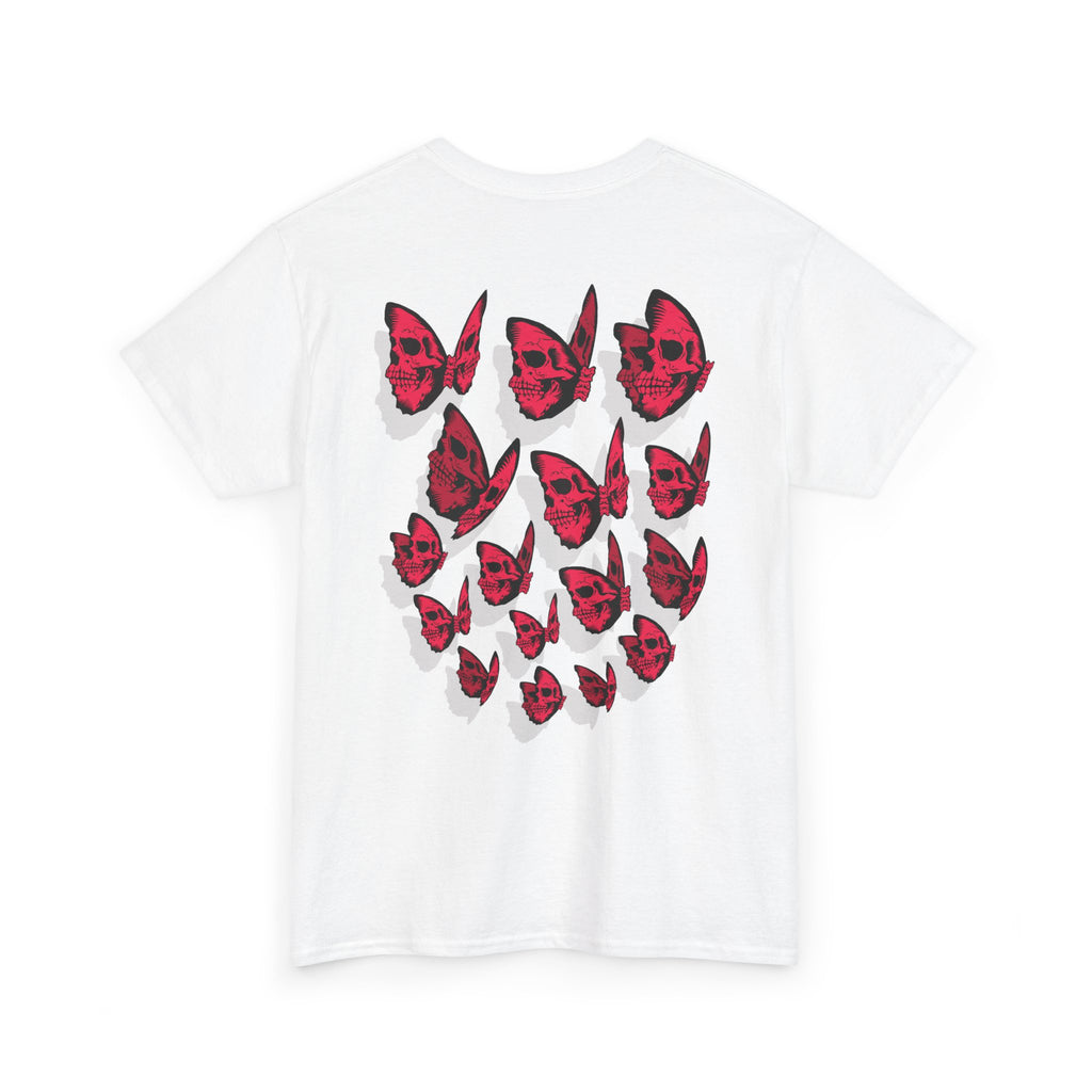 Red Skullerflies Unisex Heavy Cotton Tee