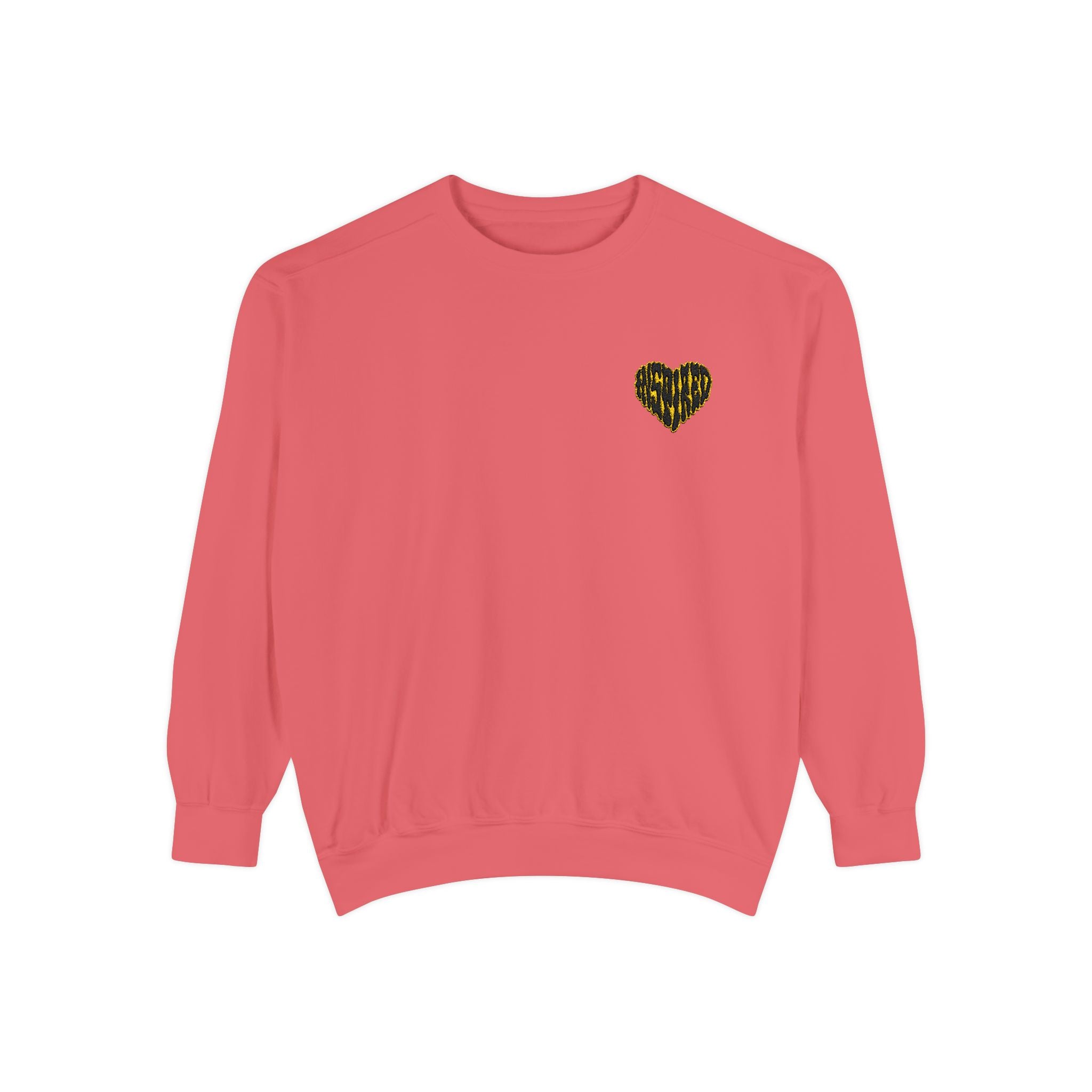 Art Is The Cure Inspired Heart Embroidered Crewneck Sweatshirt