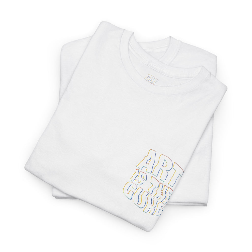 Art Is The Cure Glitch Unisex Heavy Cotton Tee