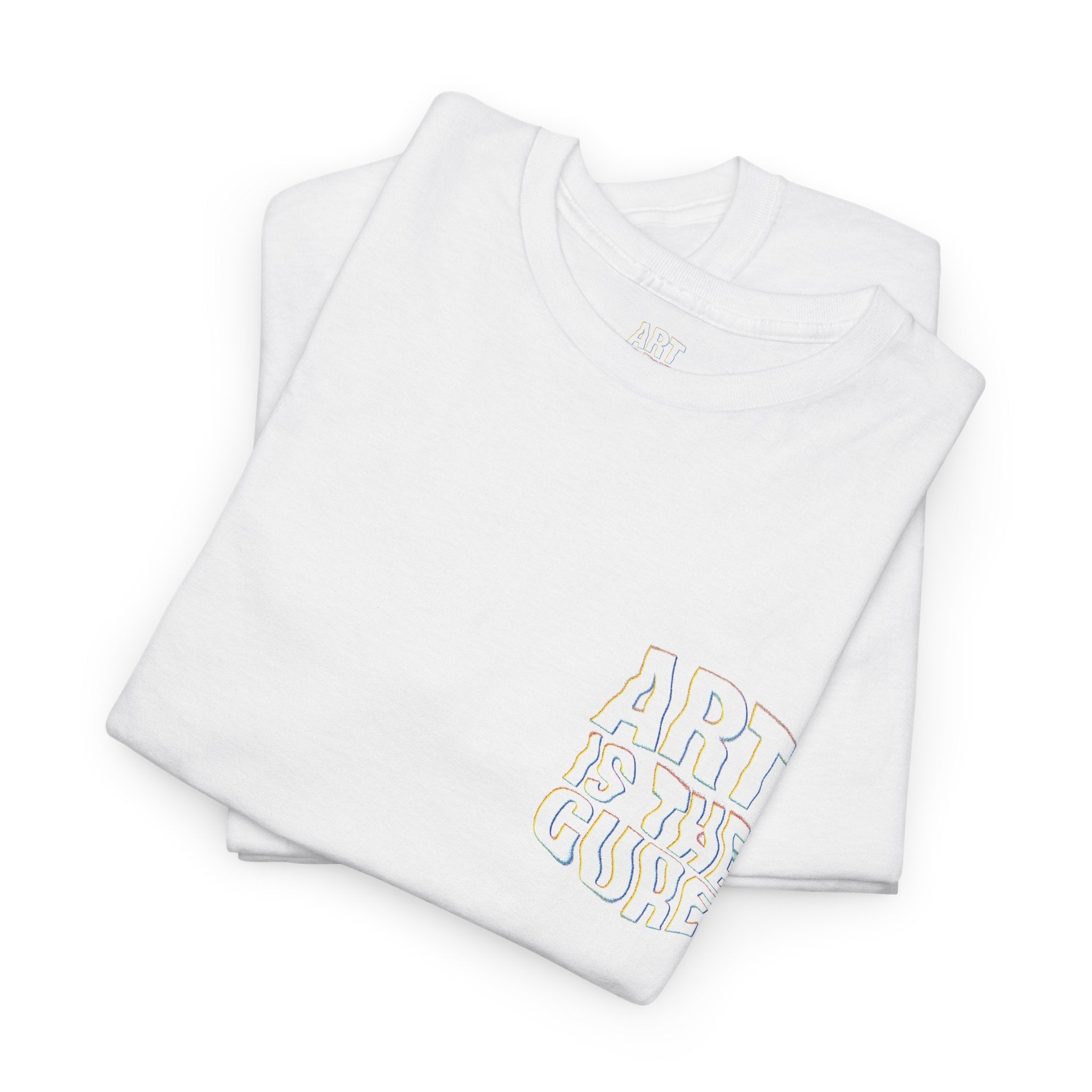 Art Is The Cure Glitch Unisex Heavy Cotton Tee
