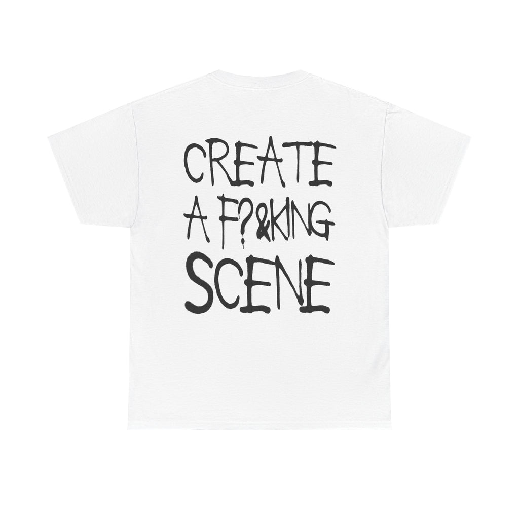 Create a F?&KING Scene Unisex Heavy Cotton Tee
