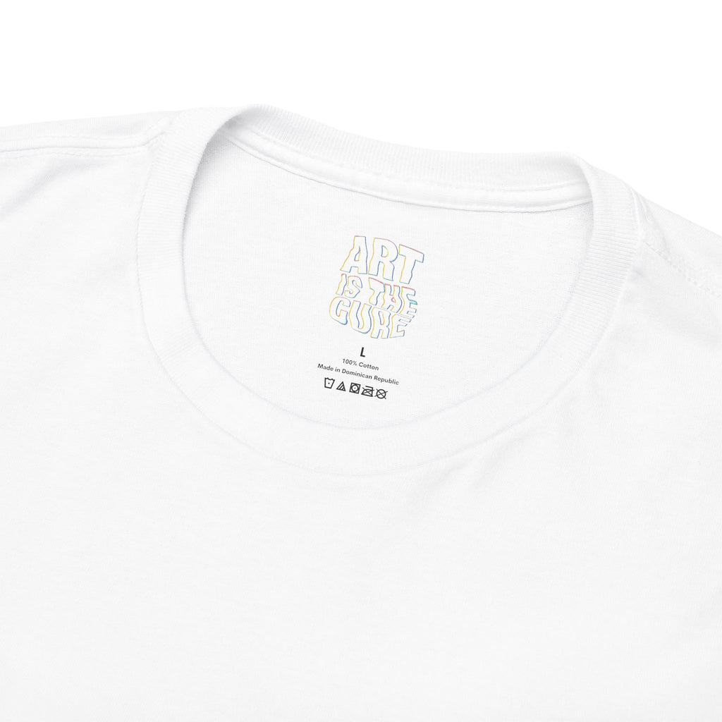 Art Is The Cure Glitch Unisex Heavy Cotton Tee