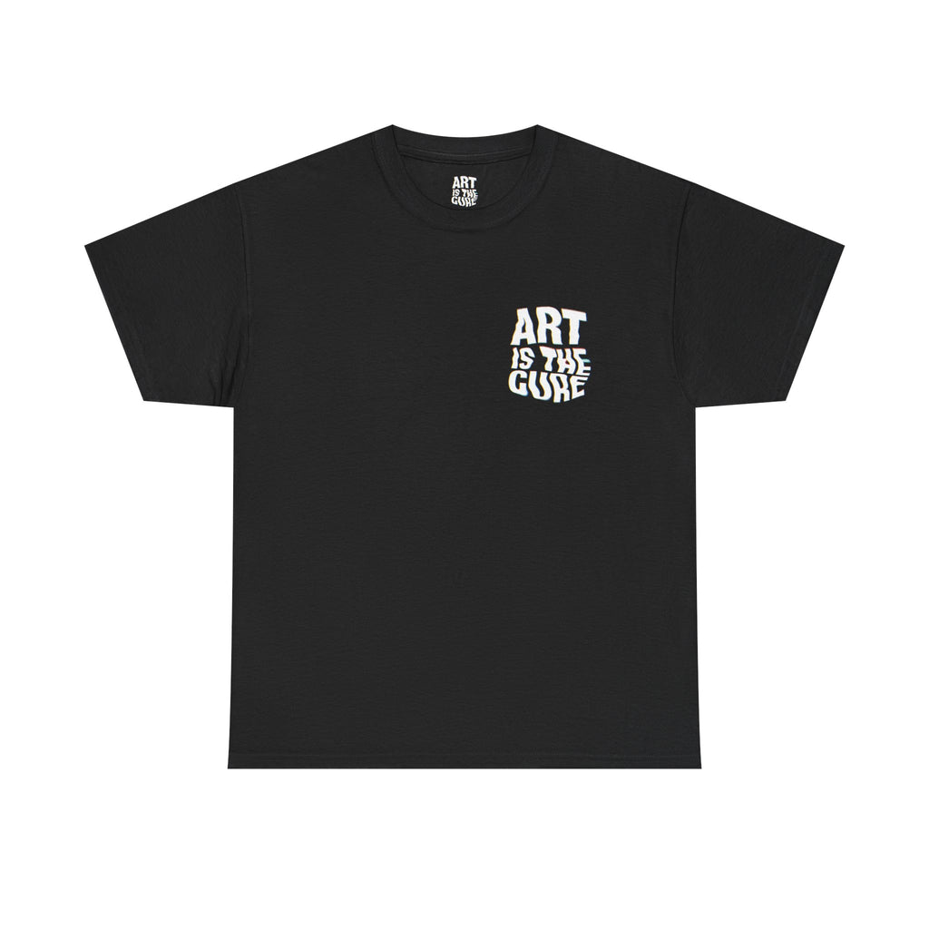 Art Is The Cure Glitch Unisex Heavy Cotton Tee