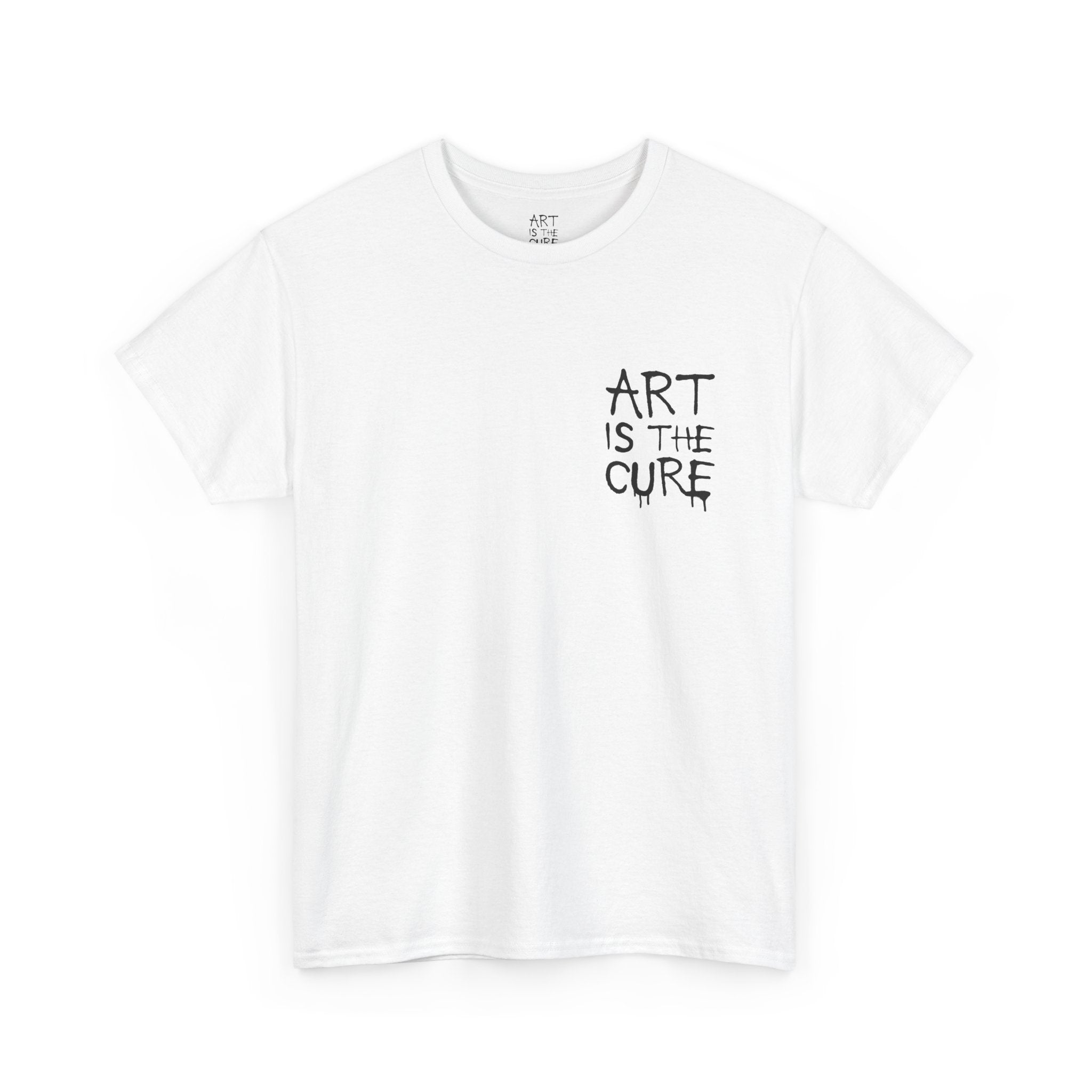 Art Is The Cure Sprayed Unisex Heavy Cotton Tee