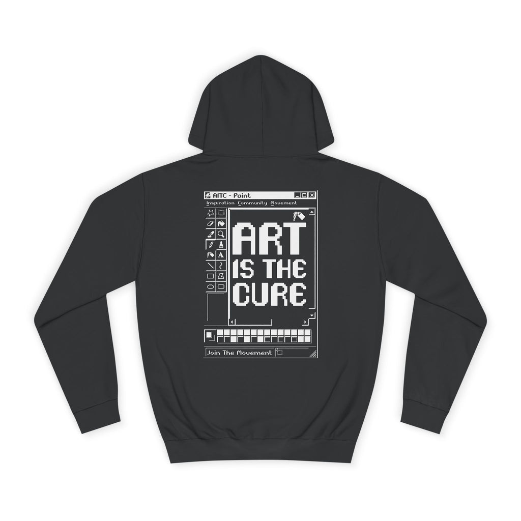 Art Is The Cure Paint Unisex College Hoodie