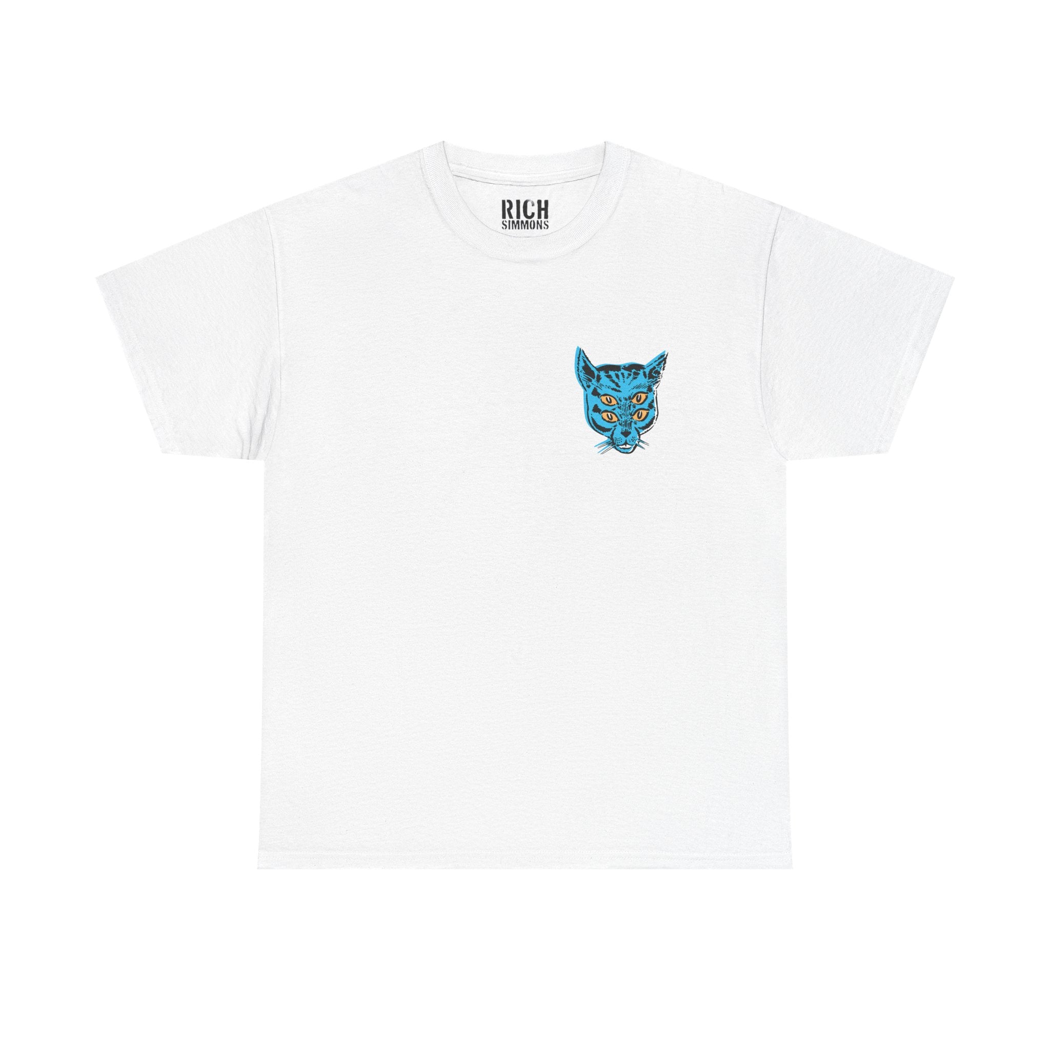 4 Eyed Cat Unisex Heavy Cotton Tee
