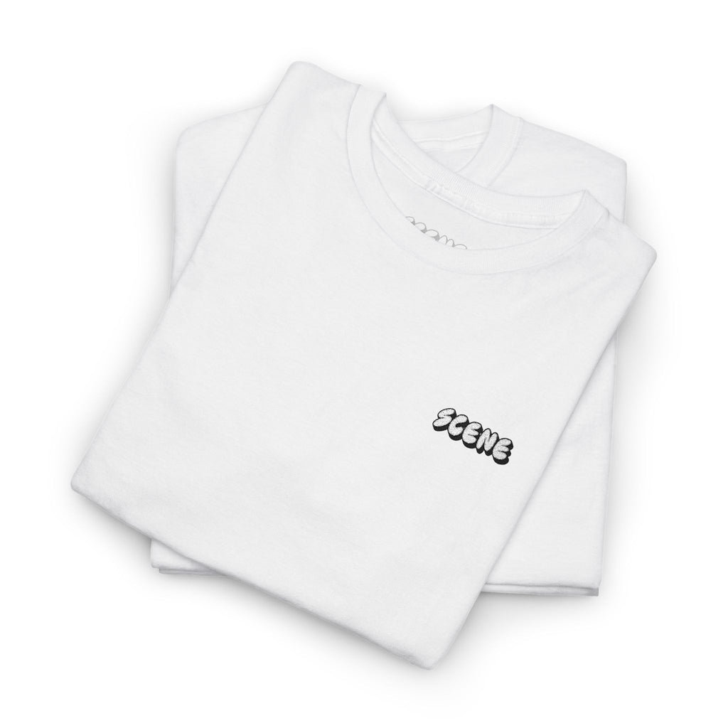 Graffiti Scene Embroided Unisex Heavy Cotton Tee