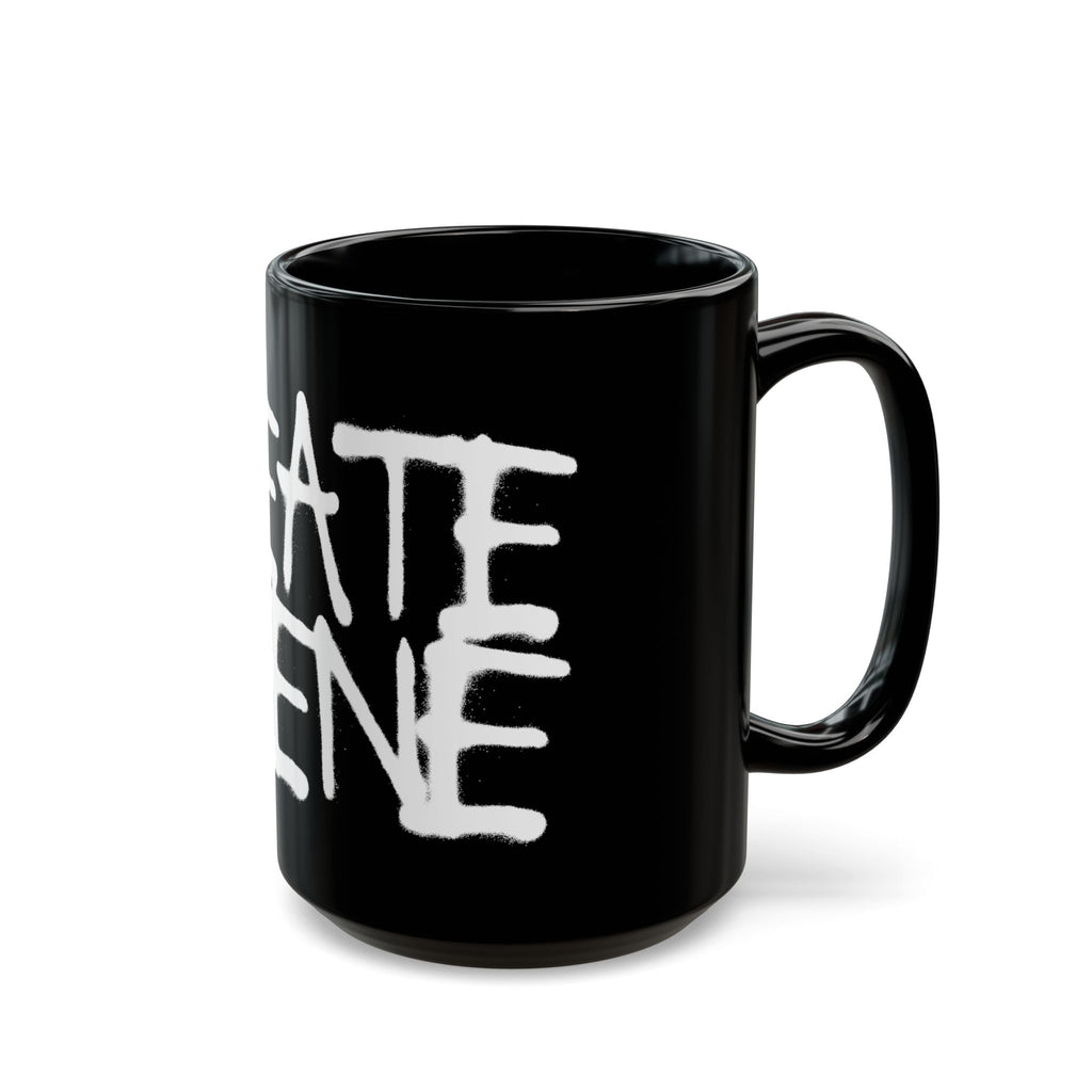CreateScene Tag Black Ceramic Mug 11oz & 15oz
