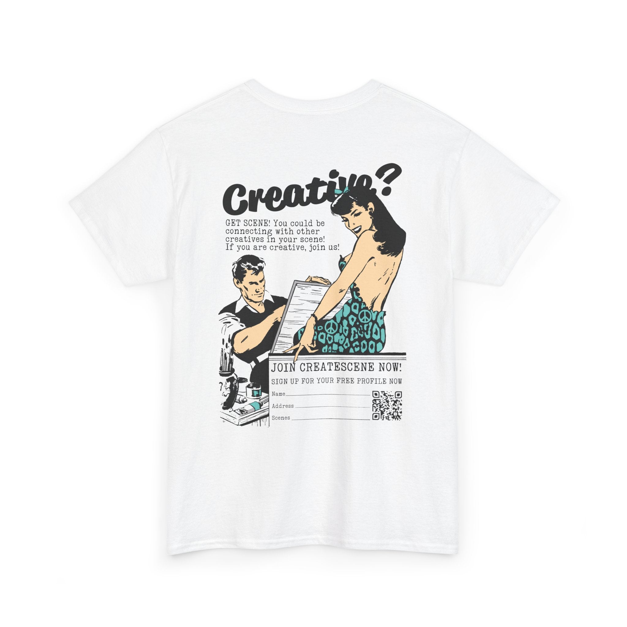 Creative? Get Scene Unisex Heavy Cotton Tee