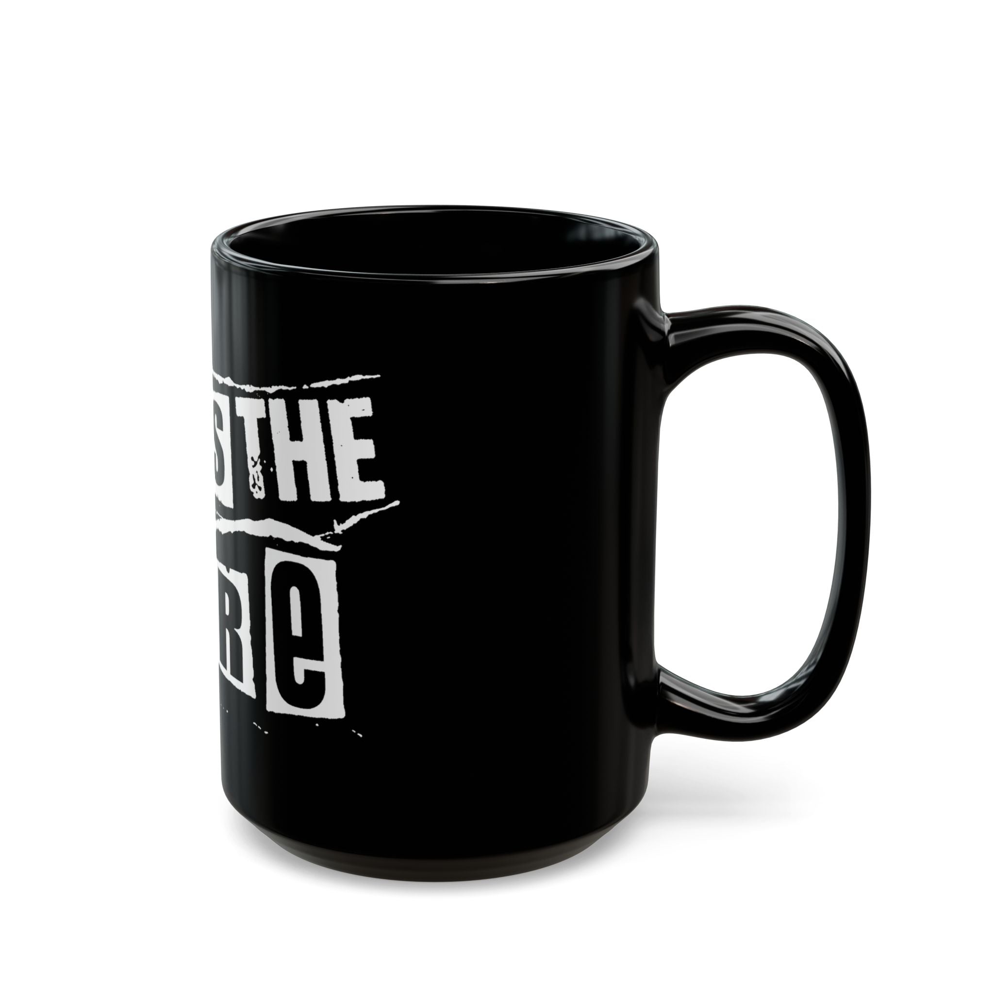 Art Is The Cure Pistols Black Ceramic Mug 11oz & 15oz
